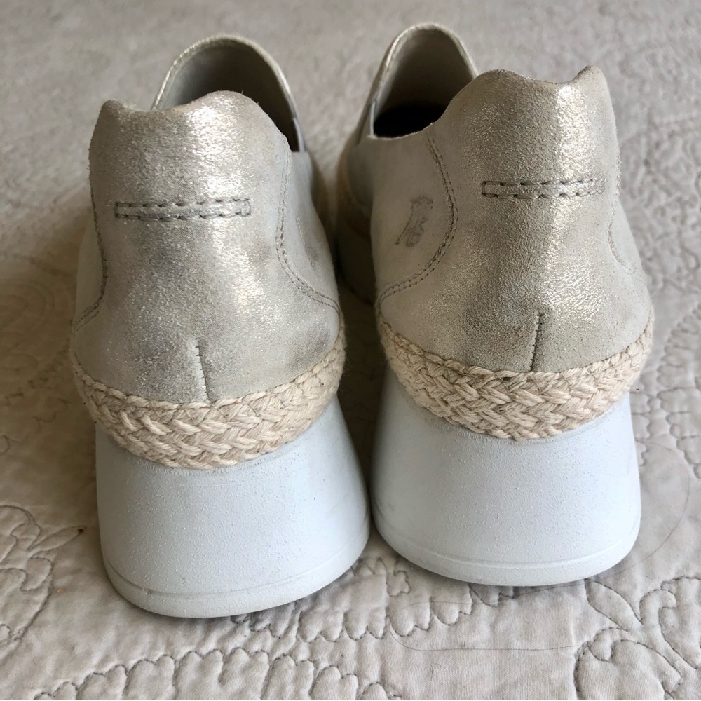 Paul Green metallic platform slip on sneakers | gold silver - Picture 5 of 8